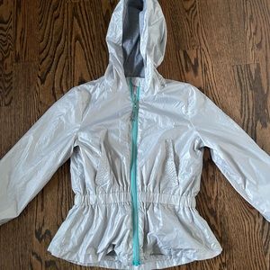 Michael Kors girls lightweight silver jacket 10 12